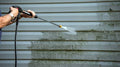 Power washing house